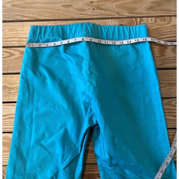 Soft Surroundings Elastic Waist Snap Leg Pants Size Medium Women’s Light Blue - Picture 8 of 9